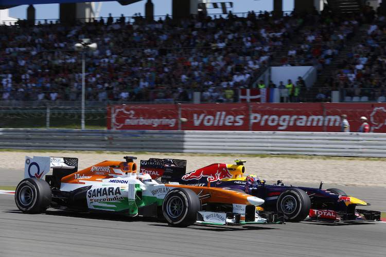 Zuletzt vor sieben Jahren war die F1 auf dem Nürburgring zu Gast