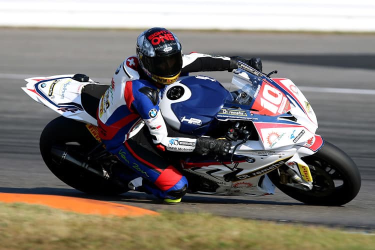 Dominic Schmitter bei seinem IDM-Gasteinsatz in Hockenheim