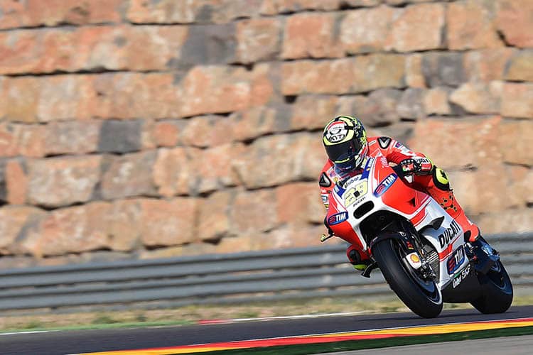 In Aragón biss Andrea Iannone die Zähne zusammen