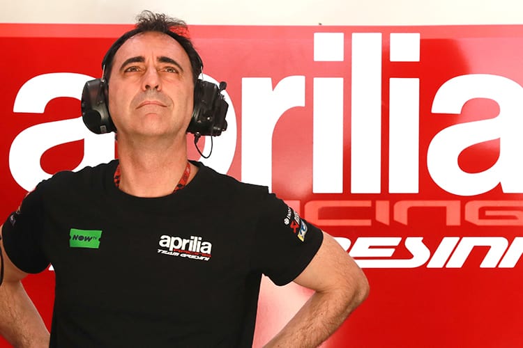 Aprilia-Rennchef Romano Albesiano