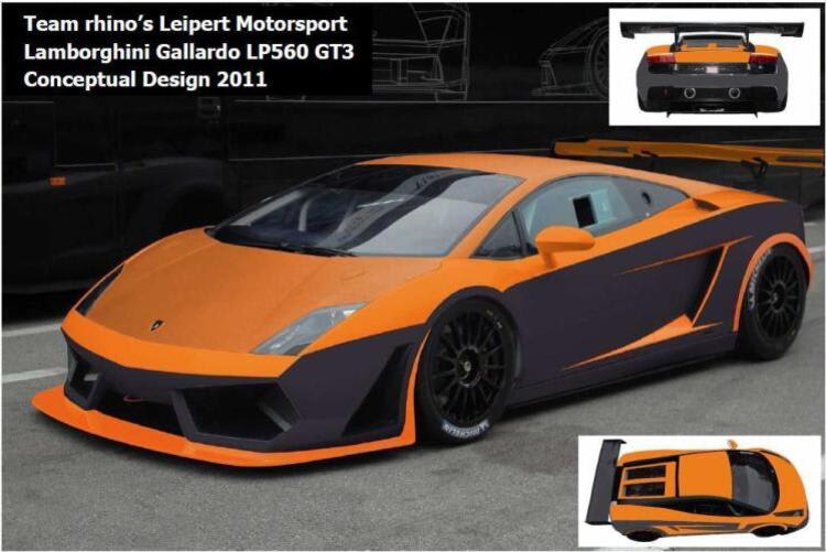 So sollen die Lambos in den Leipert-Hausfarben aussehen