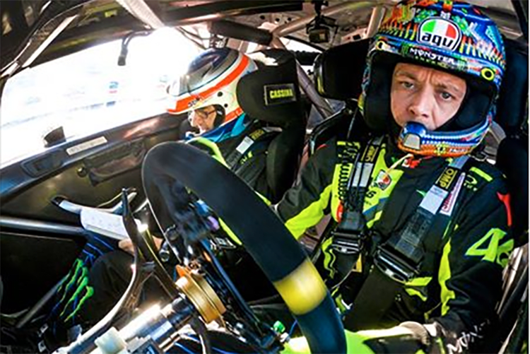 Valentino Rossi bei der Monza Rally Show