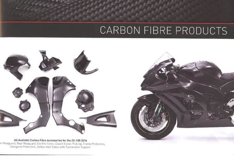 Verschalungen und alles, was man sonst noch aus Carbon machen könnte, findet man im Prospekt von Carbonin