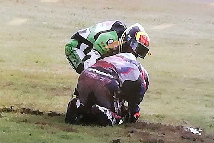 Hier rauscht Molina Farfus ins Heck