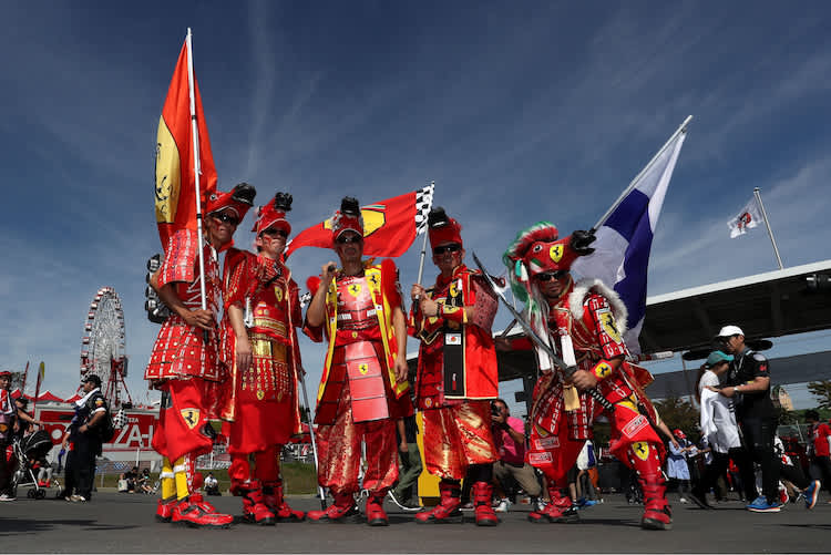 Die Fans in Japan sind leidenschaftlich, dennoch verzeichnete der GP in Suzuka den grössten Rückgang bei den Besucherzahlen