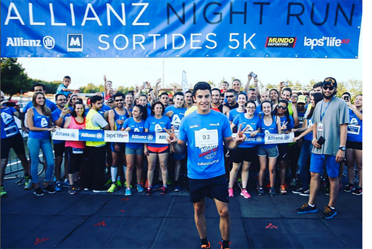 Marc Márquez lief in Barcelona für den guten Zweck