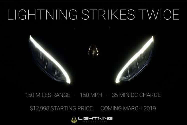 Bei den angekündigten 12.998 $ für die Lightning Strike dürfte es sich um einen Einführungspreis handeln, um Marktanteile zu holen