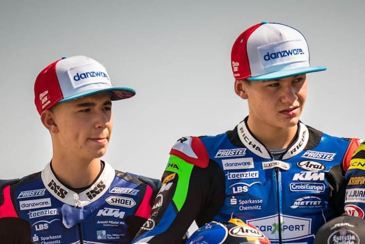 Jason Dupasquier (li.) und Barry Baltus 