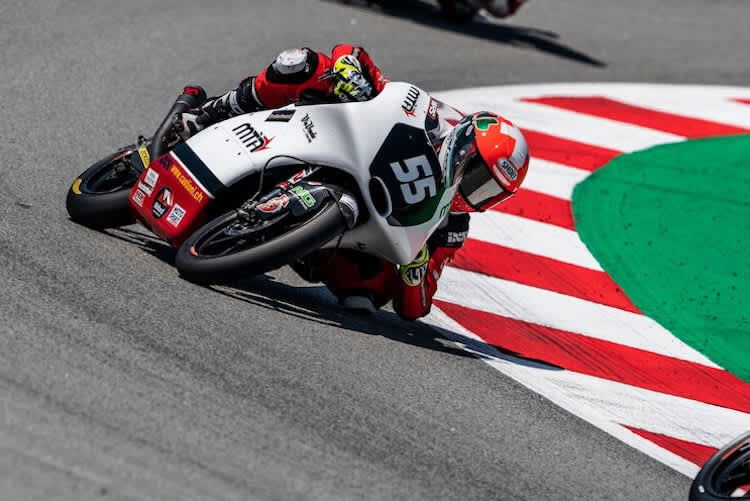 Noah Dettwiler in der Moto3 Junioren-WM