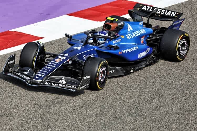 Luke Browning übernahm in Bahrain den Williams von Carlos Sainz