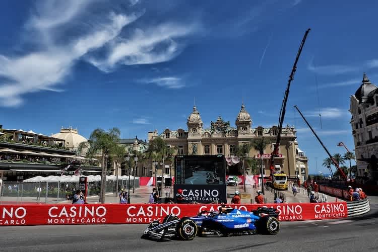 Alex Albon fuhr in Monaco in die Punkte