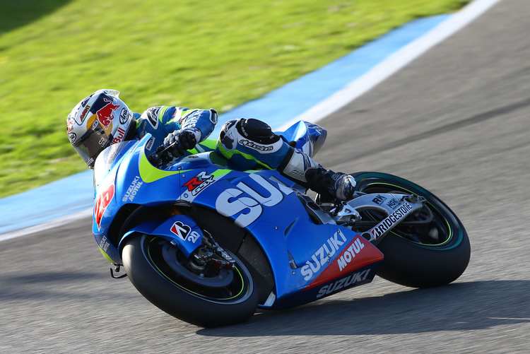 2015 konkurrenzfähig? Maverick Viñales auf der Suzuki GSX-RR