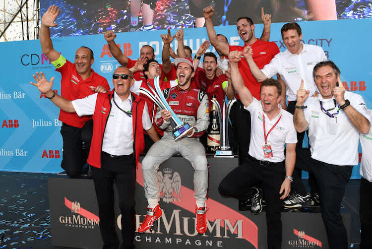 Jubel bei Daniel Abt