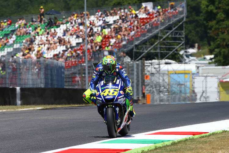 Keiner holte in Mugello so viele GP-Siege wie Lokalmatador Valentino Rossi