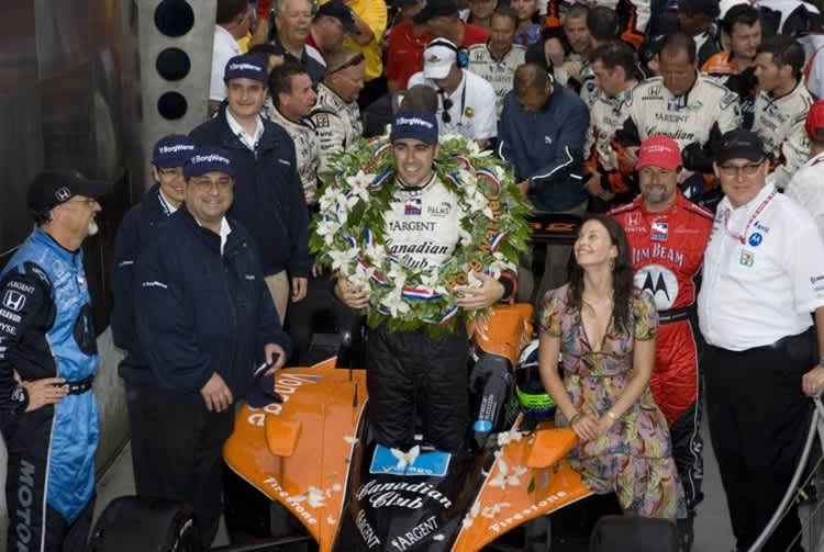 Da will Dario wieder hin: "Victory Lane" in Indianapolis 