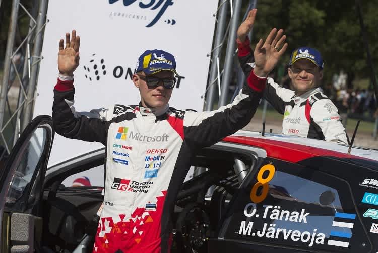 Ott Tänak bleibt WM-Leader