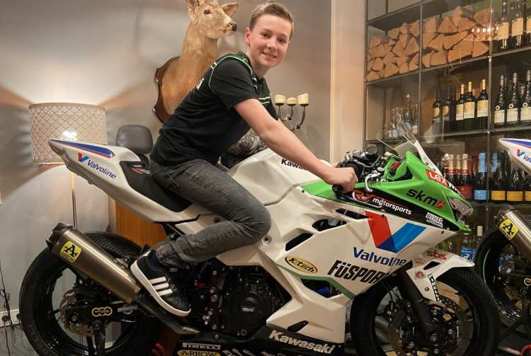 Jorke Erwig bestreitet 2021 seine zweite Saison in der IDM Supersport 300.