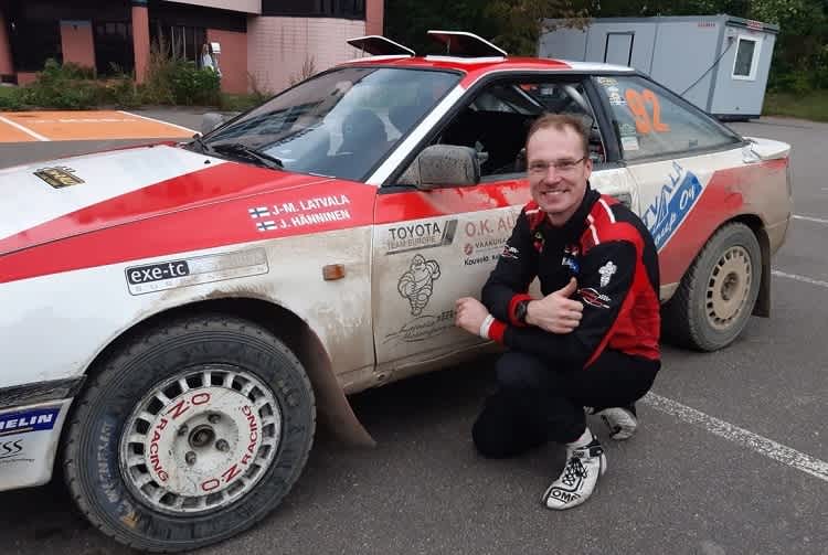 Jari-Matti Latvala und sein Toyota Celica GT-4