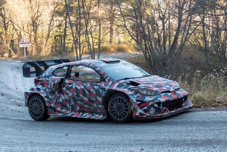 Sébastien Ogier beim Toyota-Test