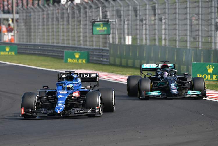 Fernando Alonso und Lewis Hamilton