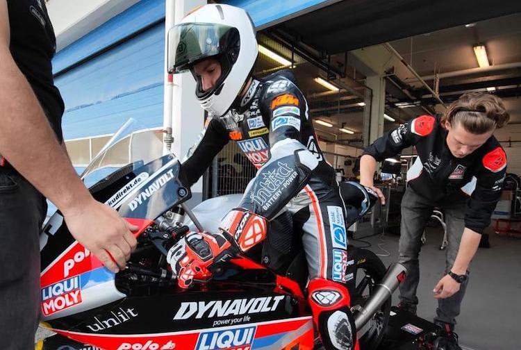 Phillip Tonn auf seiner Moto3-KTM vom Liqui Moly Intact JuniorGP Team