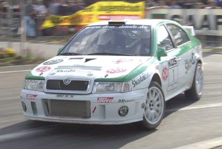 Matthias Kahle im Skoda Octavia WRC