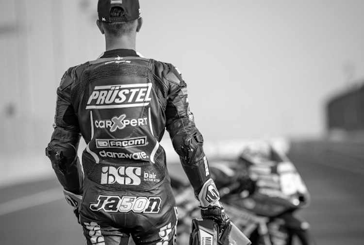 Jason Dupasquier beim Privattest in Jerez