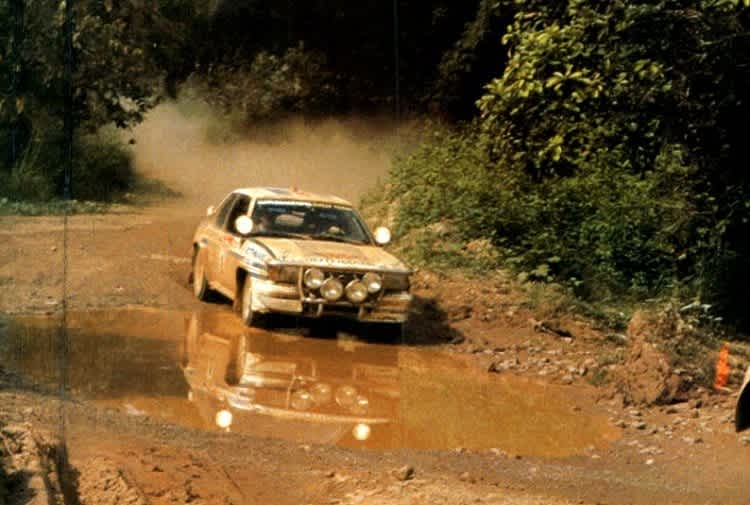 Walter Röhrl auf dem WSeg zum Sieg und Titel