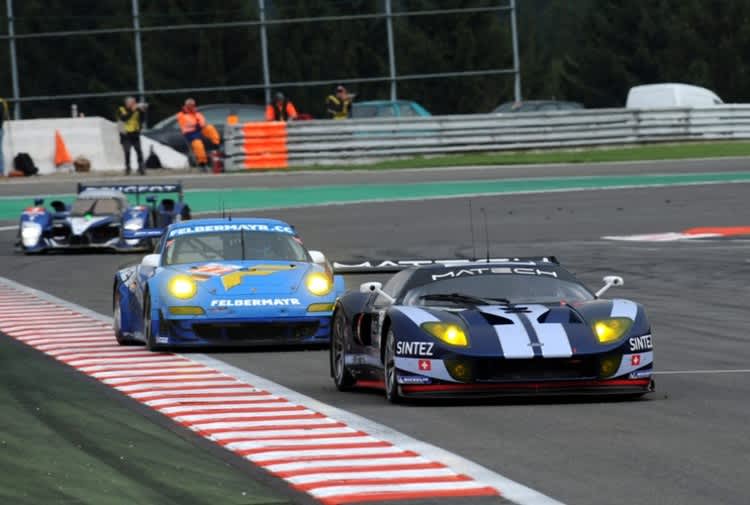 Einer der Matech-Ford bei der Le Mans-Generalprobe in Spa