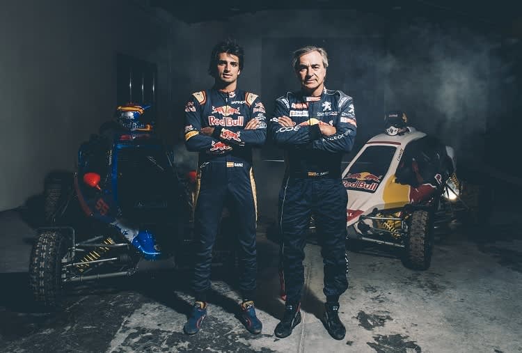 Carlos Sainz jr. and Carlos Sainz sen.