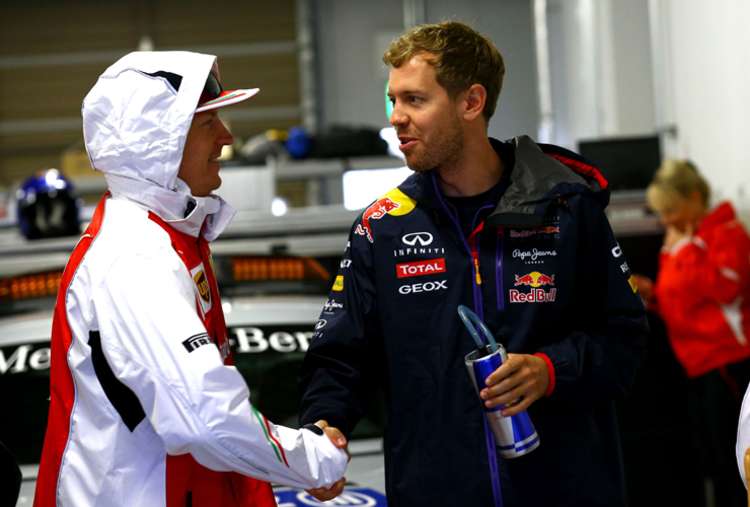 Alte Freunde, nun auch Teamkollegen: Kimi Räikkönen und Sebastian Vettel