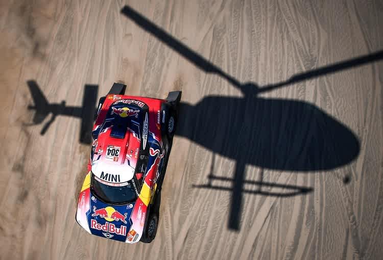 Stéphane Peterhansel saß fest und fiel auf P3 ab