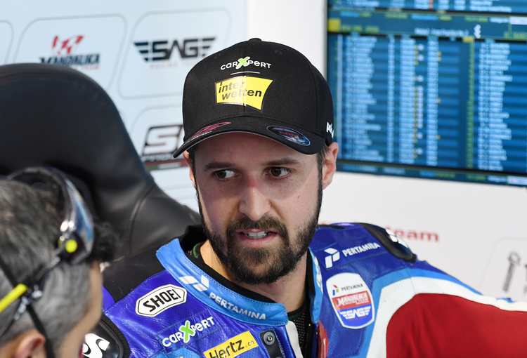 Thomas Lüthi bei der Analyse