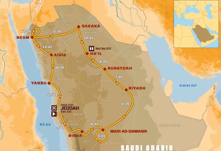 Die Rallye Dakar 2021