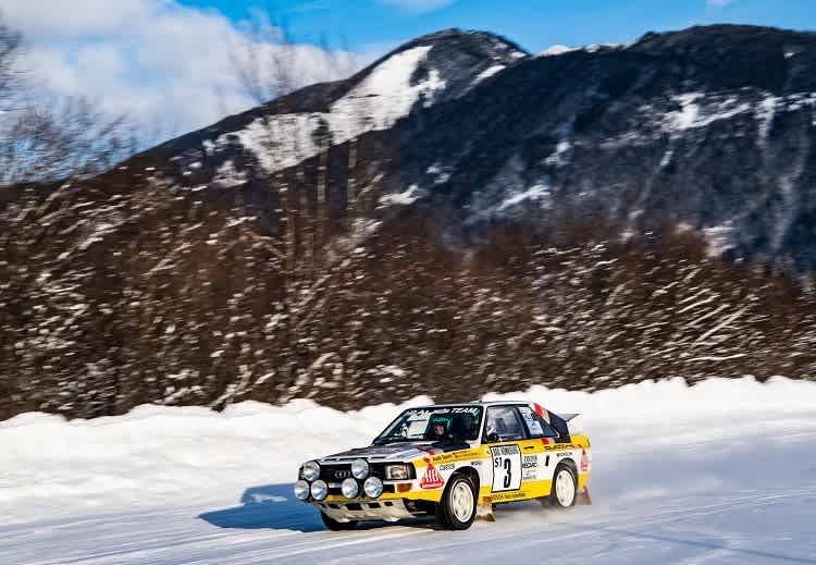 GP Ice Race 2019, Zell am See, Walter Röhrl im Audi Sport quattro