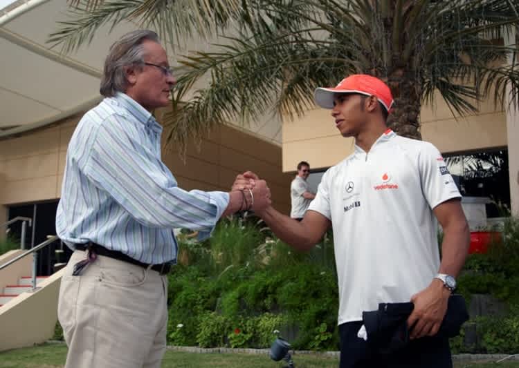 Mansour Ojjeh und Lewis Hamilton hoffen auf ein gutes Wochenende 