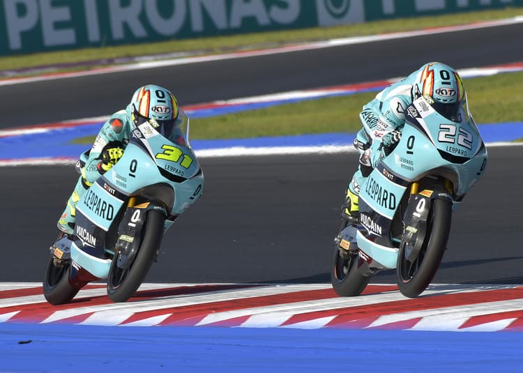 Doppelspitze: David Almansa vor Adrian Fernandez (Leopard Racing)