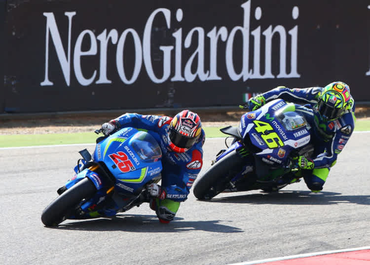 Maverick Viñales: «Gegen Valentino Rossi blockierte der Hinterreifen und ich musste ausweichen»