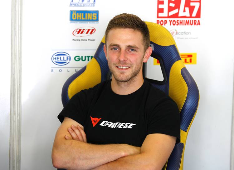 Kevin Wahr mit guter Laune in Zolder