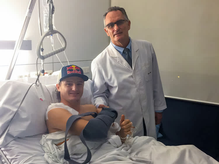 Jack Miller mit Dr. Xavier Mir