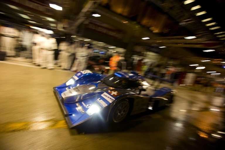 Ben Leuenberger auf den ersten Runden in Le Mans