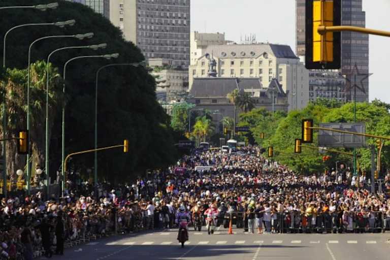 Die Begeisterung in Argentiniens Hauptstadt kennt keine Grenzen 