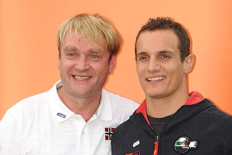 DSF-Reporter Edgar Mielke (l.) und Alex Hofmann