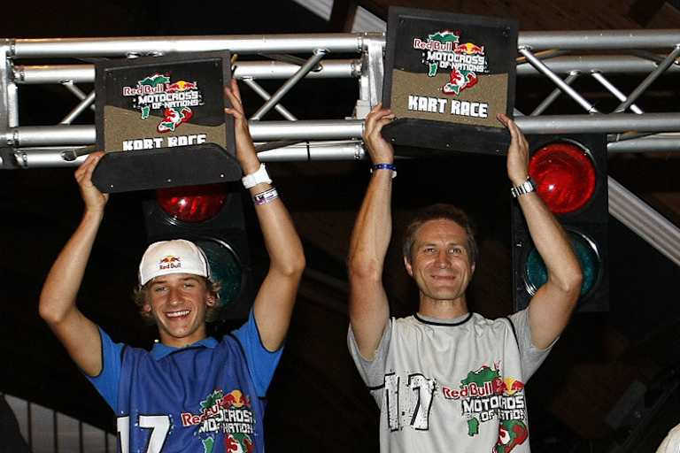 Team Deutschland mit Ken Roczen und Harald Englert.