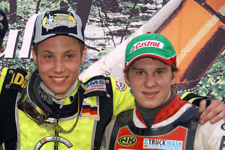 Starke Junioren: René Deddens (li.) und Erik Pudel.