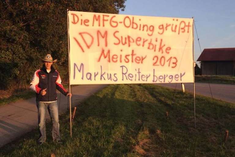 Ein Willkommensgruss in Reiterbergers Heimat Obing