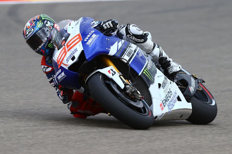 Jorge Lorenzo mit seiner Yamaha M1
