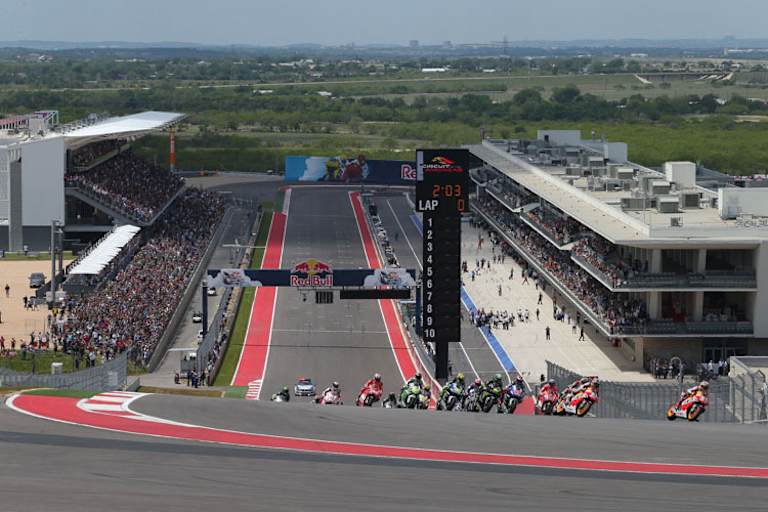 Austin: Marc Márquez an der Spitze des Feldes