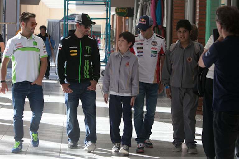 Stadtbummel in Las Termas; Bautista, Crutchlow, Bradl