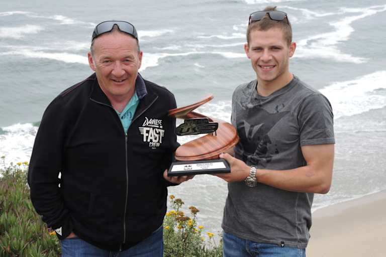 Auch mein Papa hat grossen Anteil an diesem Pokal!